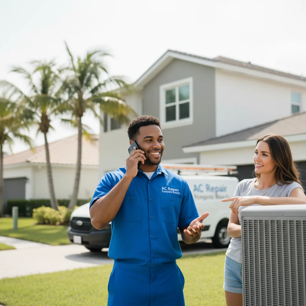 AC Repair Pompano Beach customer support in Indialantic